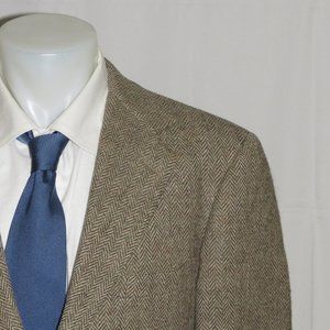 Polo Ralph Lauren Alpaca Blend Taupe Three Roll Two Sport Coat 41R